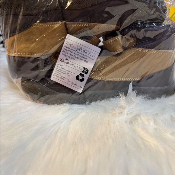 Mishansha Unisex Kids Brown Hiking Boots Size 37 NWT - Picture 4 of 4